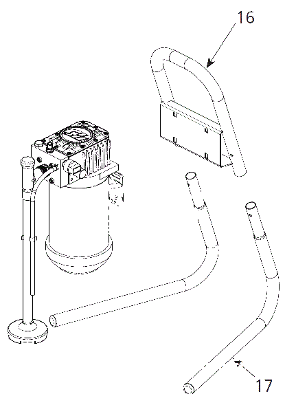 Assembly Parts Diagram and Parts List for PS250E  Campbell Hausfeld Paint Sprayer
